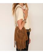 Borsa Bob in pelle cognac
