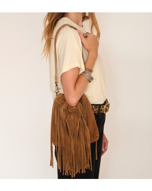 Sac en cuir Bob cognac
