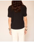 Tully schwarzes Baumwoll-T-Shirt