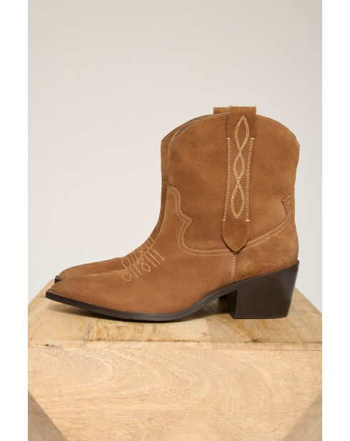Scarpe Nance in pelle cognac