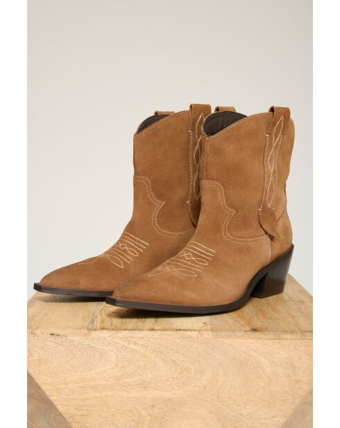 Scarpe Nance in pelle cognac
