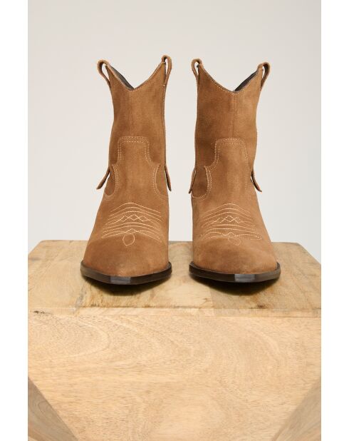 Scarpe Nance in pelle cognac