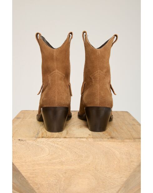 Scarpe Nance in pelle cognac