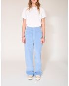 Blaue Baumwollhose Paphos Soft Corduroy VL