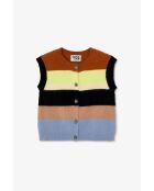 Gilet Nagoya Punto in lana color caramello
