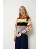 Gilet Nagoya Punto in lana color caramello
