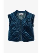 Chaqueta Presillas terciopelo cobalto