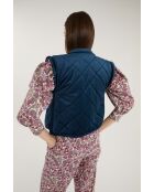 Chaqueta Presillas terciopelo cobalto