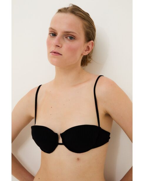 Top Tropez Pique nero