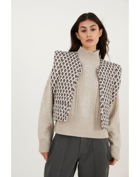 Graue Fati Gobi Baumwolljacke