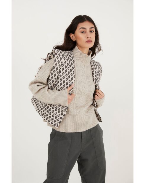 Graue Fati Gobi Baumwolljacke