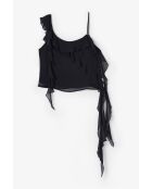 Top Victoria Bambula nero