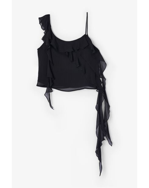 Top Victoria Bambula nero