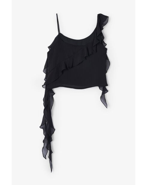 Top Victoria Bambula nero