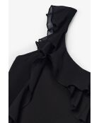 Top Victoria Bambula nero