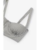 Corse Dot schwarzes Top