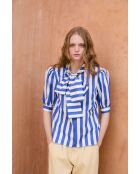 Blauwe katoenen blouse van Lulu Rayas