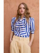 Blauwe katoenen blouse van Lulu Rayas
