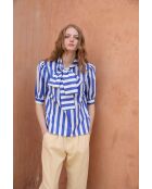 Blauwe katoenen blouse van Lulu Rayas