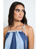 Circo Voile blauwe katoenen top