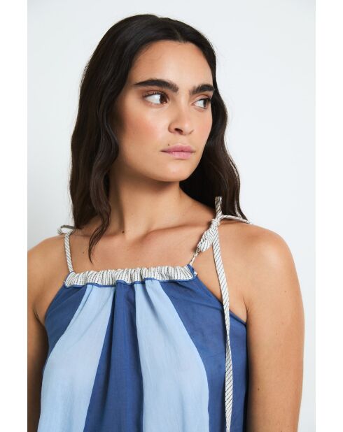 Circo Voile blauwe katoenen top