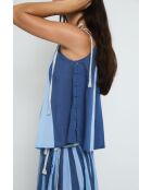 Circo Voile blauwe katoenen top