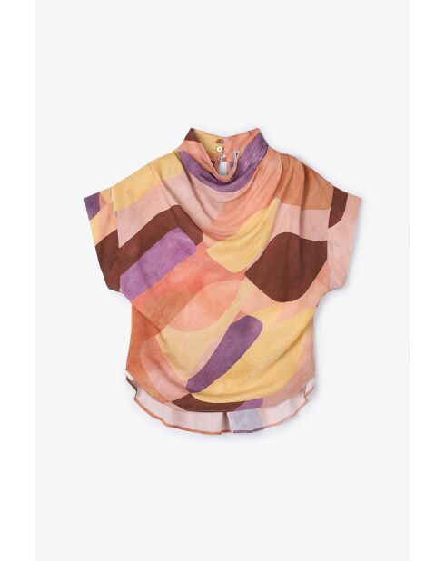 Blusa rosa Juana Cubista
