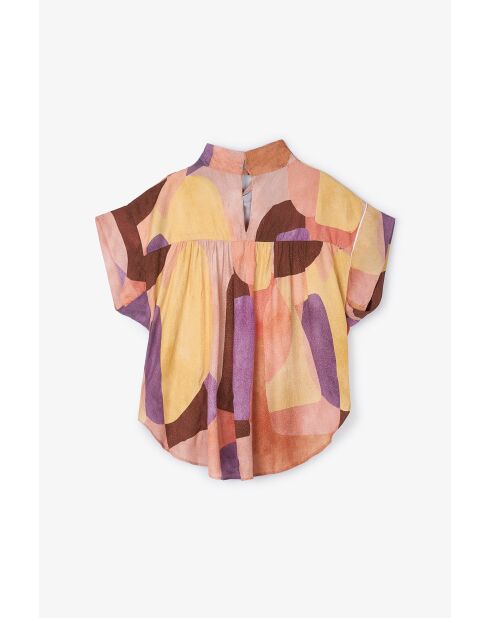 Blusa rosa Juana Cubista