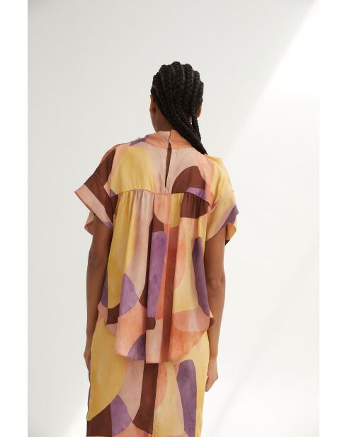 Blusa rosa Juana Cubista