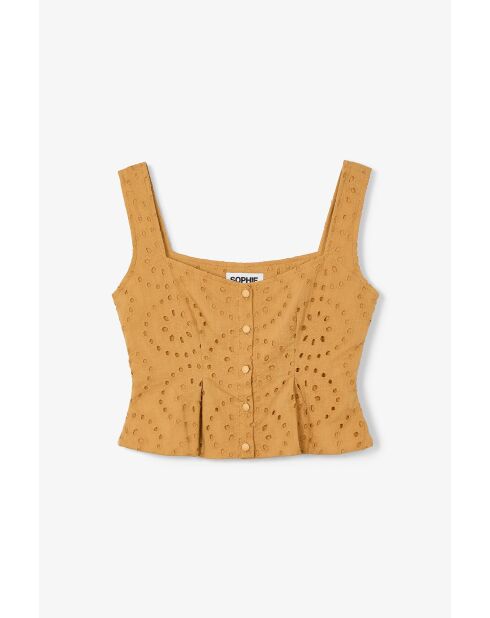 Top Bora Brazilia ambar in cotone