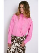 Maribel Voile roze katoenen blouse