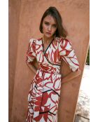 Baumwolltop Corina Tropical Teja