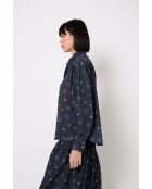 Blusa Catalina Flor blu
