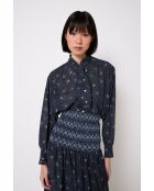 Blusa Catalina Flor blu