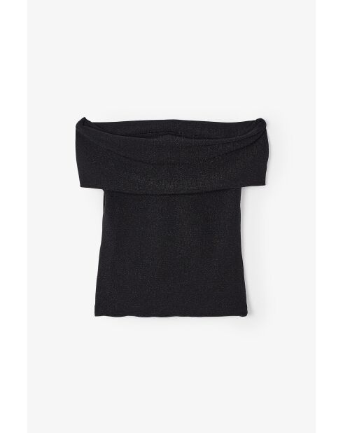 Gilda Punto Brillo schwarzes Top