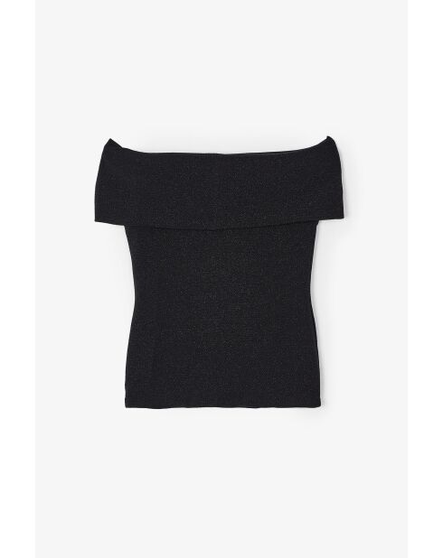 Gilda Punto Brillo schwarzes Top