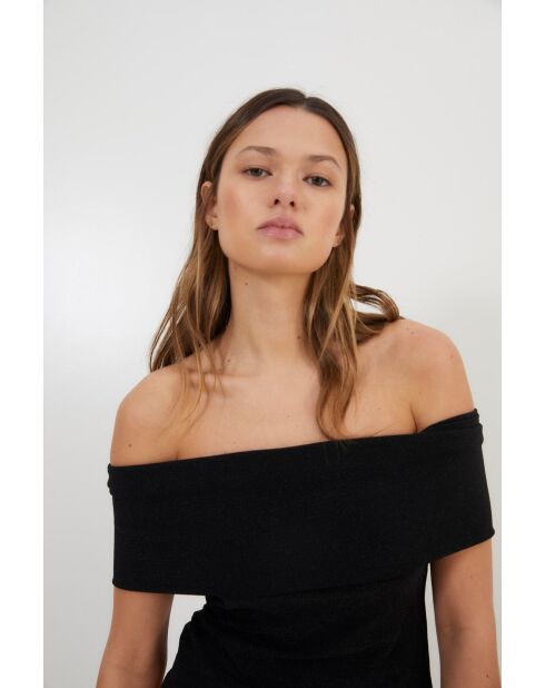 Gilda Punto Brillo schwarzes Top