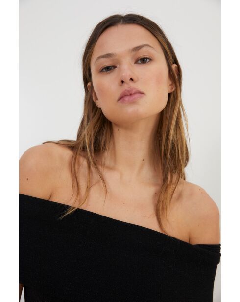 Gilda Punto Brillo schwarzes Top