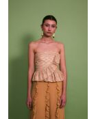 Top en coton Lola Lame doré