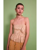 Top en coton Lola Lame doré