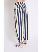 Jeans Boyfriend Barras in cotone blu