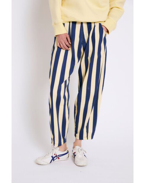 Jean en coton Boyfriend Barras bleu