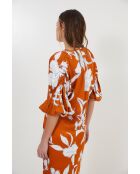 Pati Palermo karamellfarbene Bluse
