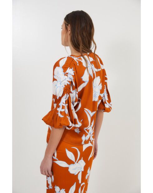 Blusa Pati Palermo color caramello
