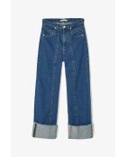 Blauwe katoenen jeans uit de jaren 90 Sarga