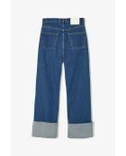 Blauwe katoenen jeans uit de jaren 90 Sarga