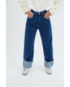 Blauwe katoenen jeans uit de jaren 90 Sarga