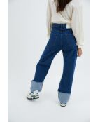 Blauwe katoenen jeans uit de jaren 90 Sarga