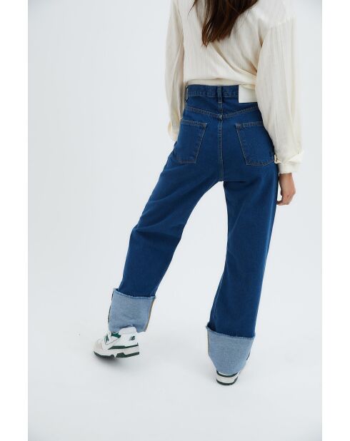 Jeans 90'S Sarga in cotone blu