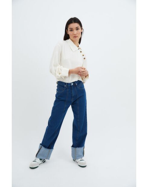 Jeans 90'S Sarga in cotone blu